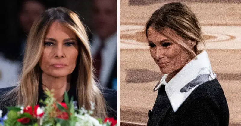 All eyes were on Melania Trump at Jimmy Carter's funeral