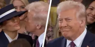Body language expert reveals what happened when Melania ‘turned her face’ as Donald Trump missed a kiss during the inauguration