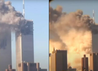 Man releases chilling never-before-seen footage of Twin Towers collapse