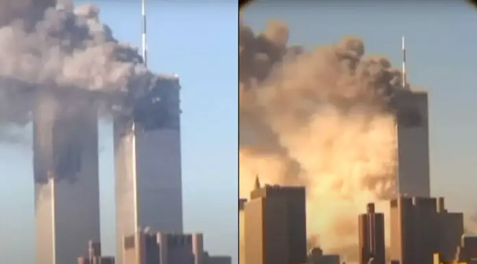 Man releases chilling never-before-seen footage of Twin Towers collapse