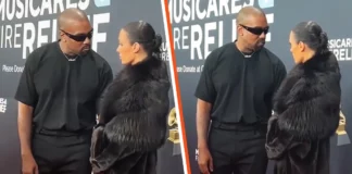 Lip reader reveals what Kanye West told Bianca Censori before she removed her fur coat