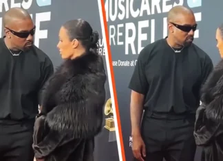 Lip reader reveals what Kanye West told Bianca Censori before she removed her fur coat