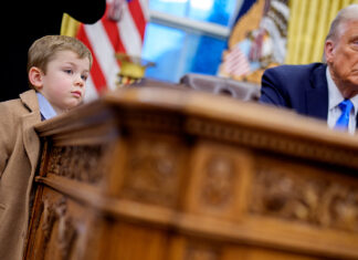 People insist Elon Musk’s 4-year-old son called out President Trump