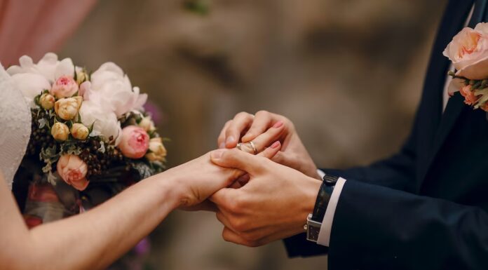 Before I said ‘I do’ my son yelled, ‘Dad, wait! Look at her shoulder!’