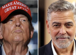 George Clooney calls out Trump on 60 Minutes, but the president doesn’t hold back