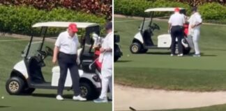 ‘What’s going on with Trump’s legs?’