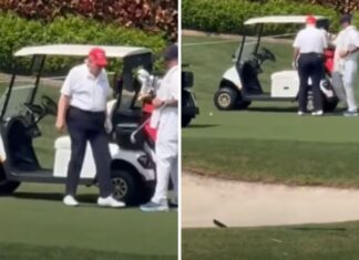 ‘What’s going on with Trump’s legs?’