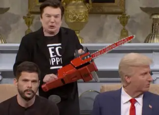 Elon Musk issues 5-word response to Mike Myers’ brutal SNL portrayal of him in a Trump-Zelenskyy sketch