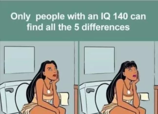 Only people with an IQ of 140 can spot the 5 differences