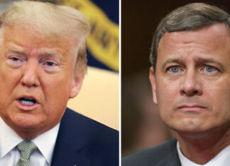 Donald Trump’s hot mic reveals his words to Justice John Roberts
