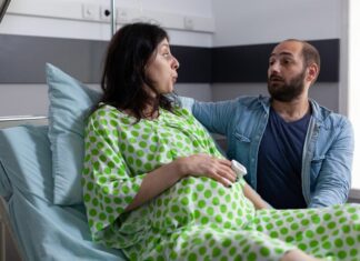 During my ultrasound I saw my husband with a pregnant woman