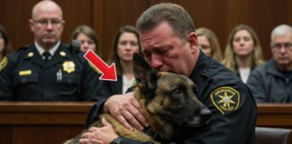Convicted police officer begs to see K9 one last time