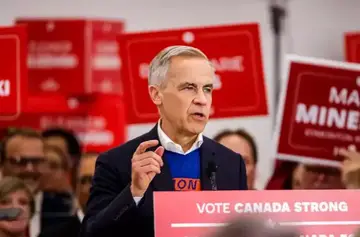 Newly elected Canadian Prime Minister Mark Carney said in his speech that Donald Trump is "trying to break us so that America can own us."