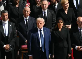 Donald Trump faces backlash over ‘disrespectful’ gesture at Pope Francis’ funeral