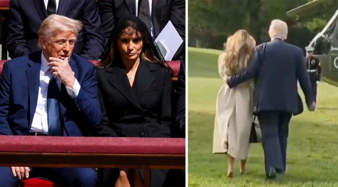 Melania Trump sparks new ‘body-double’ conspiracy at Pope Francis’ funeral