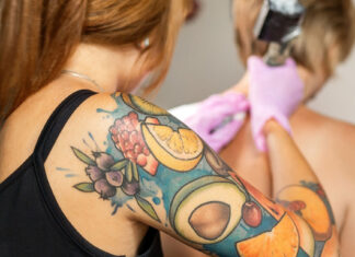 Grandmother reveals what she looked like before full body tattoos