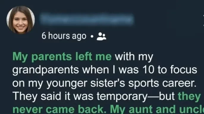 My parents abandoned me for my sister — Then returned 12 years later on Christmas