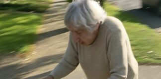 She walked six blocks with a rollator only to show kindness to her neighbor