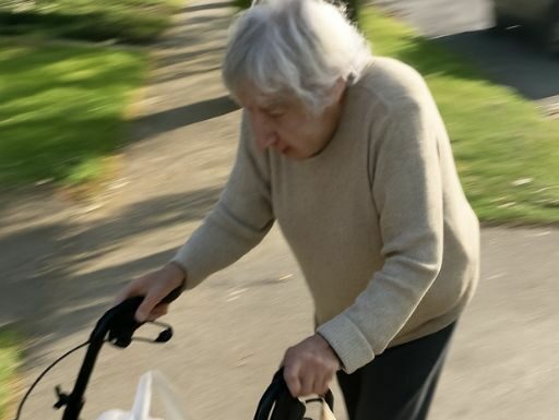 She walked six blocks with a rollator only to show kindness to her neighbor