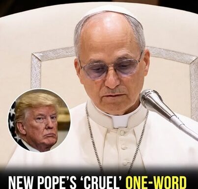 A single word from the pope to the US ignited worldwide discussion