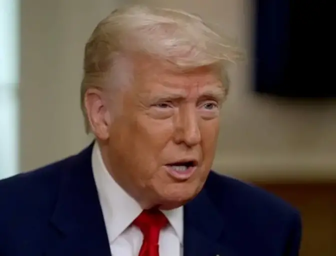 Donald Trump under fire for telling huge lie about ‘one of most disprovable data points’ during first 100 days interview.