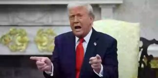 Donald Trump under fire for telling huge lie about ‘one of most disprovable data points’ during first 100 days interview