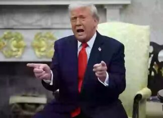 Donald Trump under fire for telling huge lie about ‘one of most disprovable data points’ during first 100 days interview