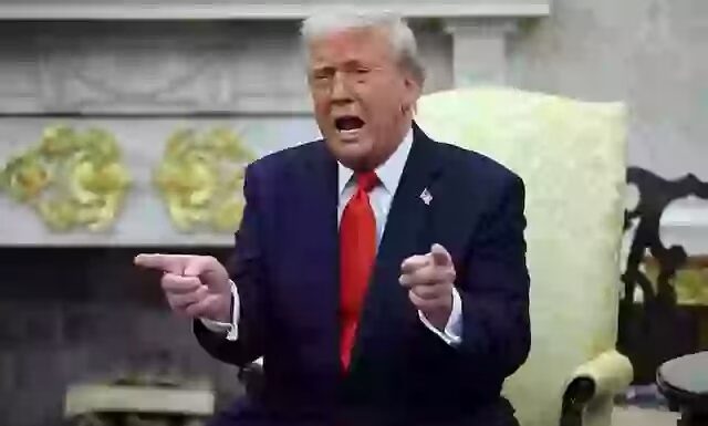Donald Trump under fire for telling huge lie about ‘one of most disprovable data points’ during first 100 days interview
