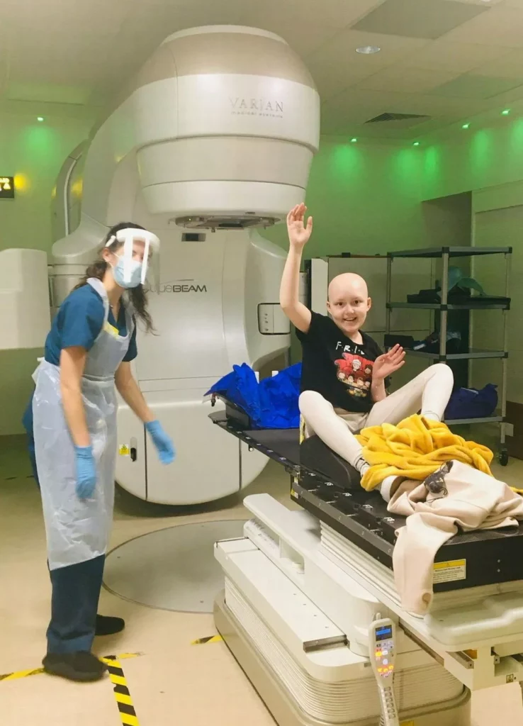 It was discovered 12-year old Beth had a 7cm lesion on her left lung which turned out to be Ewing sarcoma, a rare and deadly kind of cancer. 