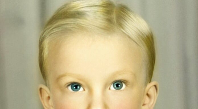 The photograph of a little boy who became one of the most recognizable men today