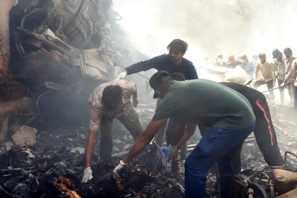 A London-bound passenger plane crashes shortly after takeoff in the city of Ahmedabad, India, with 242 passengers on board.