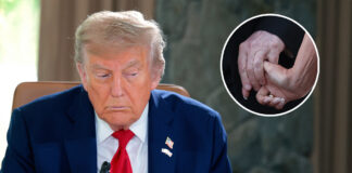 Trump shows off ‘wrinkled and bruised hands’ amid health fear
