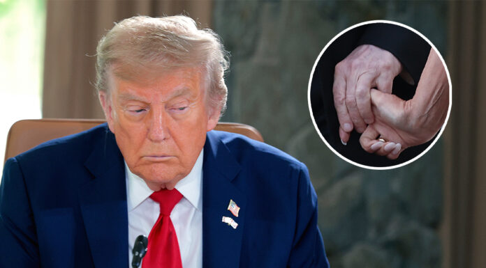 Trump shows off ‘wrinkled and bruised hands’ amid health fear