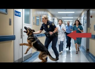 K9 dog wouldn’t stop barking at room 207 in a hospital – what they found inside was horrifying