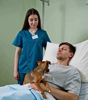 The dog that woke his master