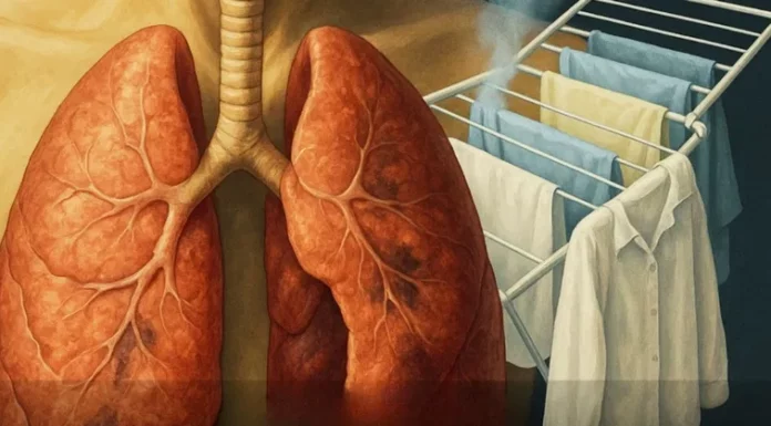 What drying laundry indoors does to your lungs