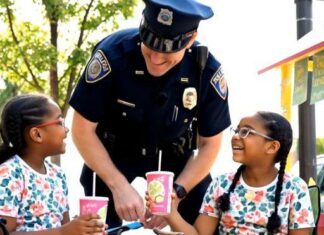 Neighbor calls the cops on two little girls selling lemonade — but she picked the wrong officer
