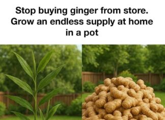 Stop buying ginger from store — Grow an endless supply at home in a pot
