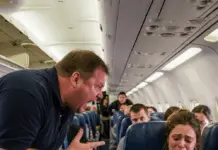 Passenger told me to hide with my baby – he regretted it when he saw who took my seat