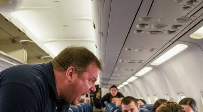 Passenger told me to hide with my baby – he regretted it when he saw who took my seat