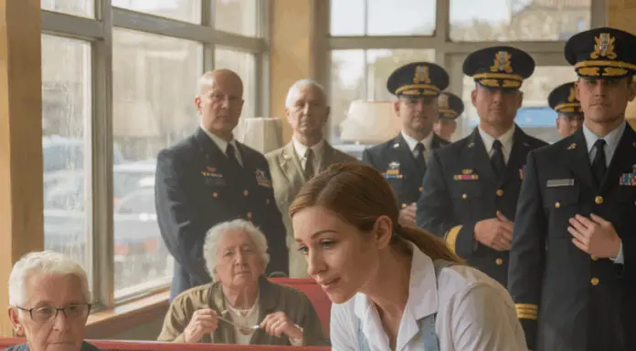 Waitress quietly fed a lonely boy every morning — until four black SUVs pulled up outside the diner and made the whole town go silent