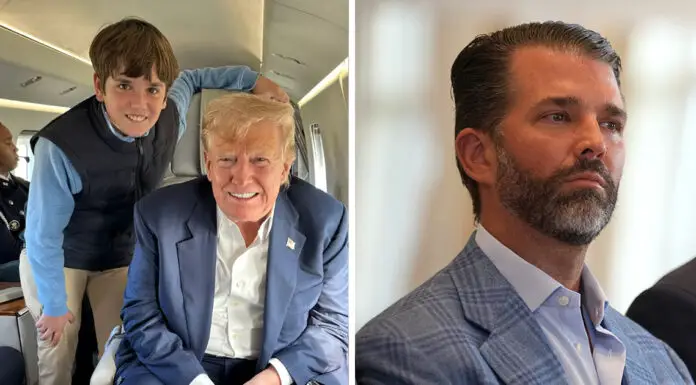 Spencer Trump’s 13th birthday pictures are sparking public outrage toward his father