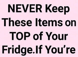 Things you should never keep on top of your fridge