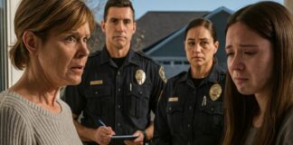 When I answered the knock, police officers were standing there — ‘This can’t be right’