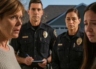 When I answered the knock, police officers were standing there — ‘This can’t be right’