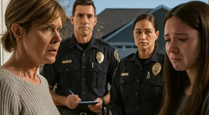 When I answered the knock, police officers were standing there — ‘This can’t be right’