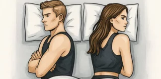 What it means when your partner turns away after making love