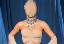 Kim Kardashian mocked for bizarre mask at California gala – the theory behind it