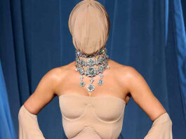 Kim Kardashian mocked for bizarre mask at California gala – the theory behind it