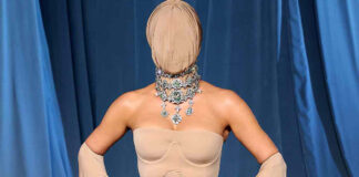 Kim Kardashian mocked for bizarre mask at California gala – the theory behind it